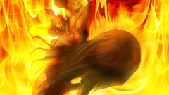 Yellow street fighter Akuma