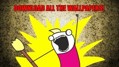 Yellow text Scream funny meme