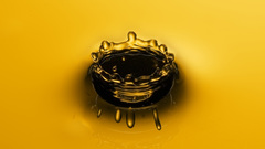 Yellow water drop Crown