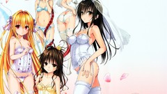 Yuuki mikan kotegawa yui to-love-ru golden darkness kurosaki 