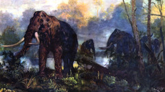 Zdenek Burian mammoth paintings