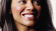 Zoe saldana smiling