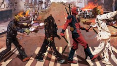 Zombies artwork Deadpool Wade Wilson Marvel Zombies
