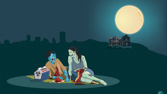 Zombies gore romantic guro