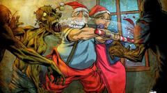 Zombies santa claus