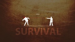 Zombies silhouettes Apocalypse survival