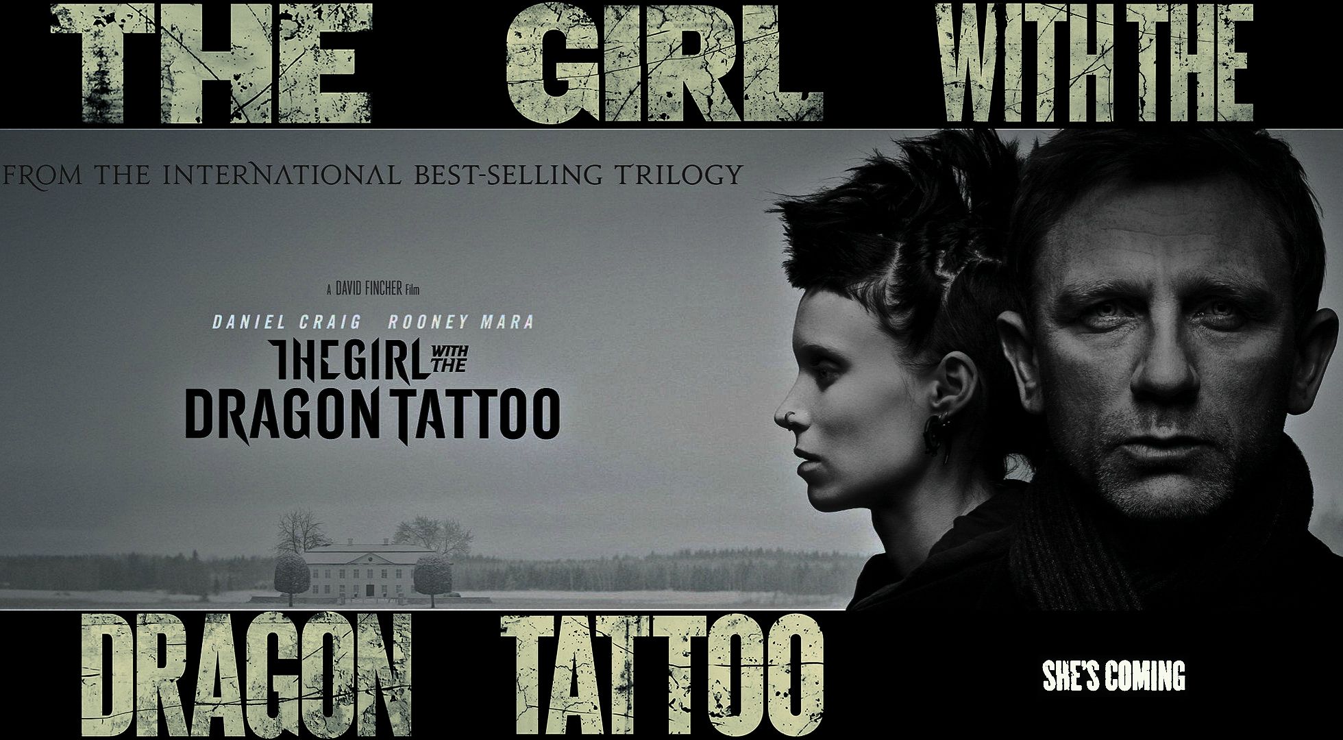 The girl with the Dragon Tattoo 2011 Постер