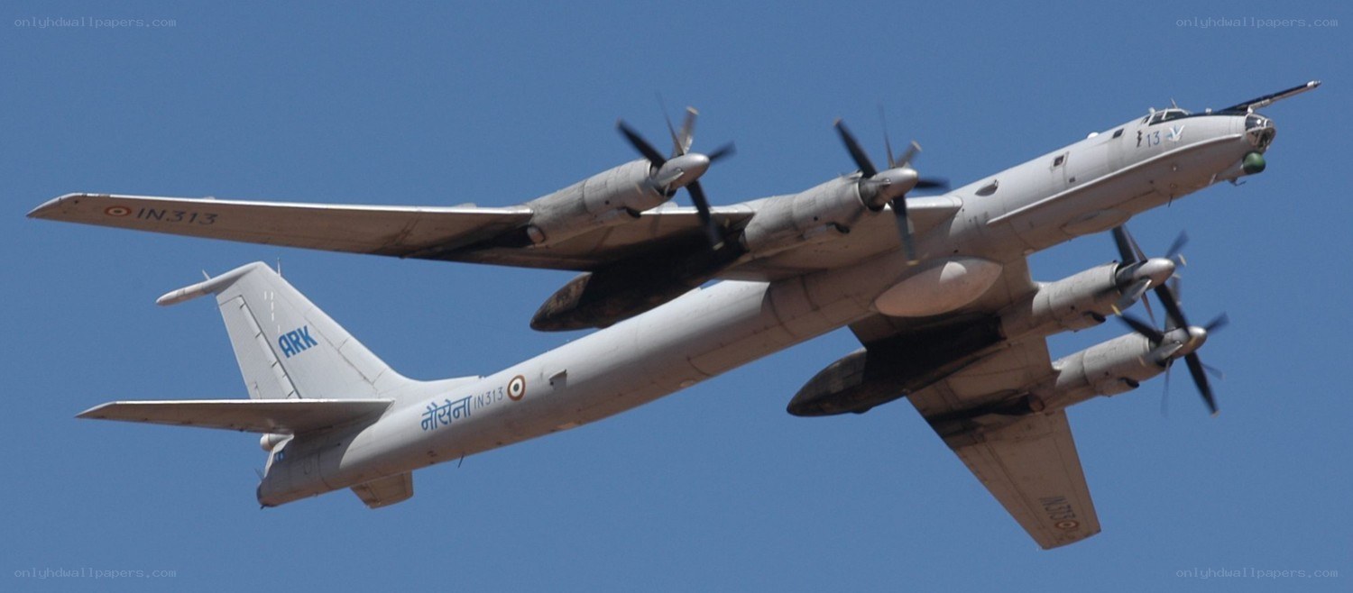 Indian Air Force bomber in flight