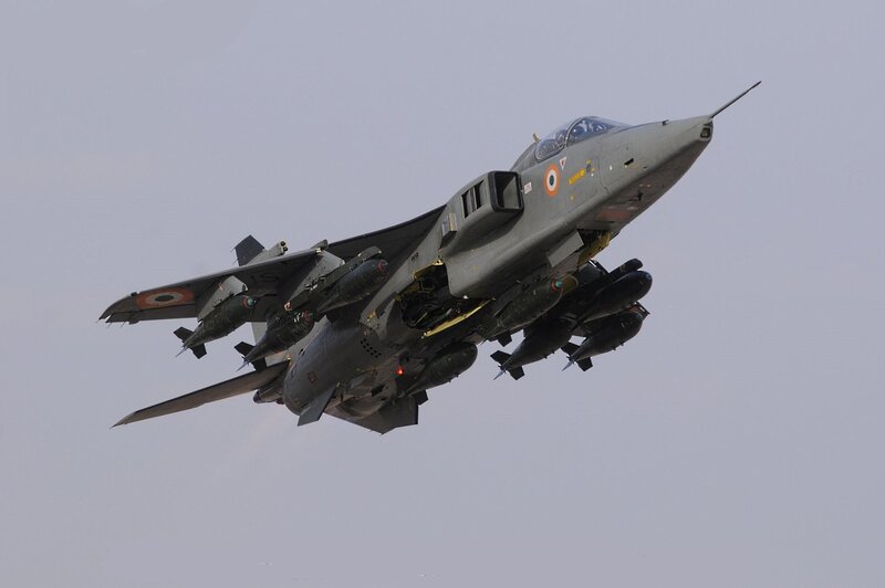 Indian Air Force Fighter Jet — Gray, Dramatic, Photograph, Aircraft
