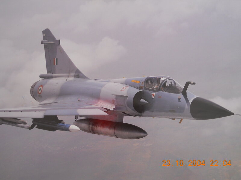 Indian Air Force Fighter Jet — Gray, Dramatic