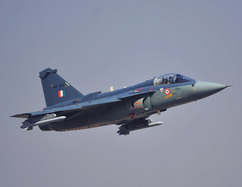Indian Air Force Fighter Jet — Gray, Dynamic, Photograph