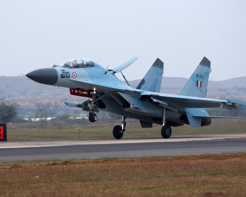 Indian Air Force Fighter Jet — Gray, Dynamic