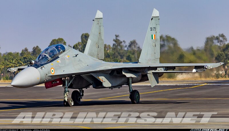 Indian Air Force Fighter Jet — Gray, Neutral
