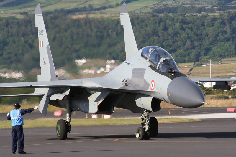 Indian Air Force Jet — Gray, Active