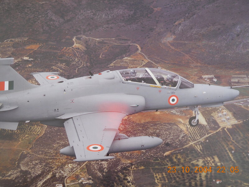 Indian Air Force Jet — Gray, Aerial