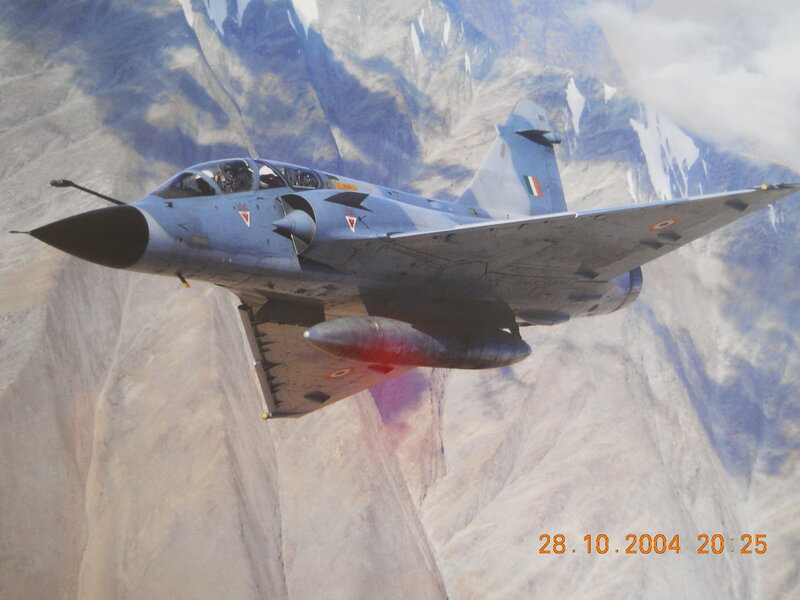 Indian Air Force Jet — Gray, Dramatic