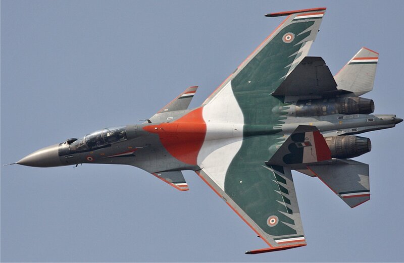 Indian Air Force Jet — Gray, Dynamic, Afternoon