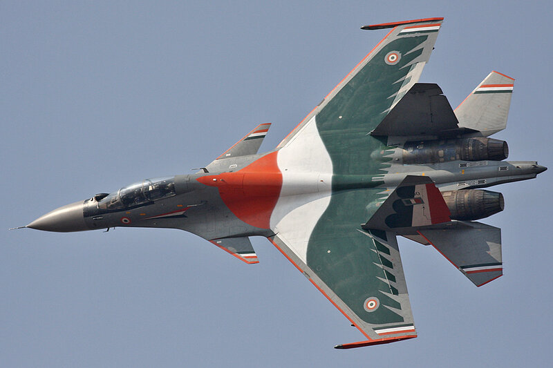 Indian Air Force Jet — Green