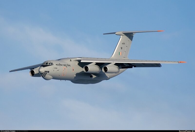 Indian Air Force Transport Plane — Gray, Calm, Afternoon