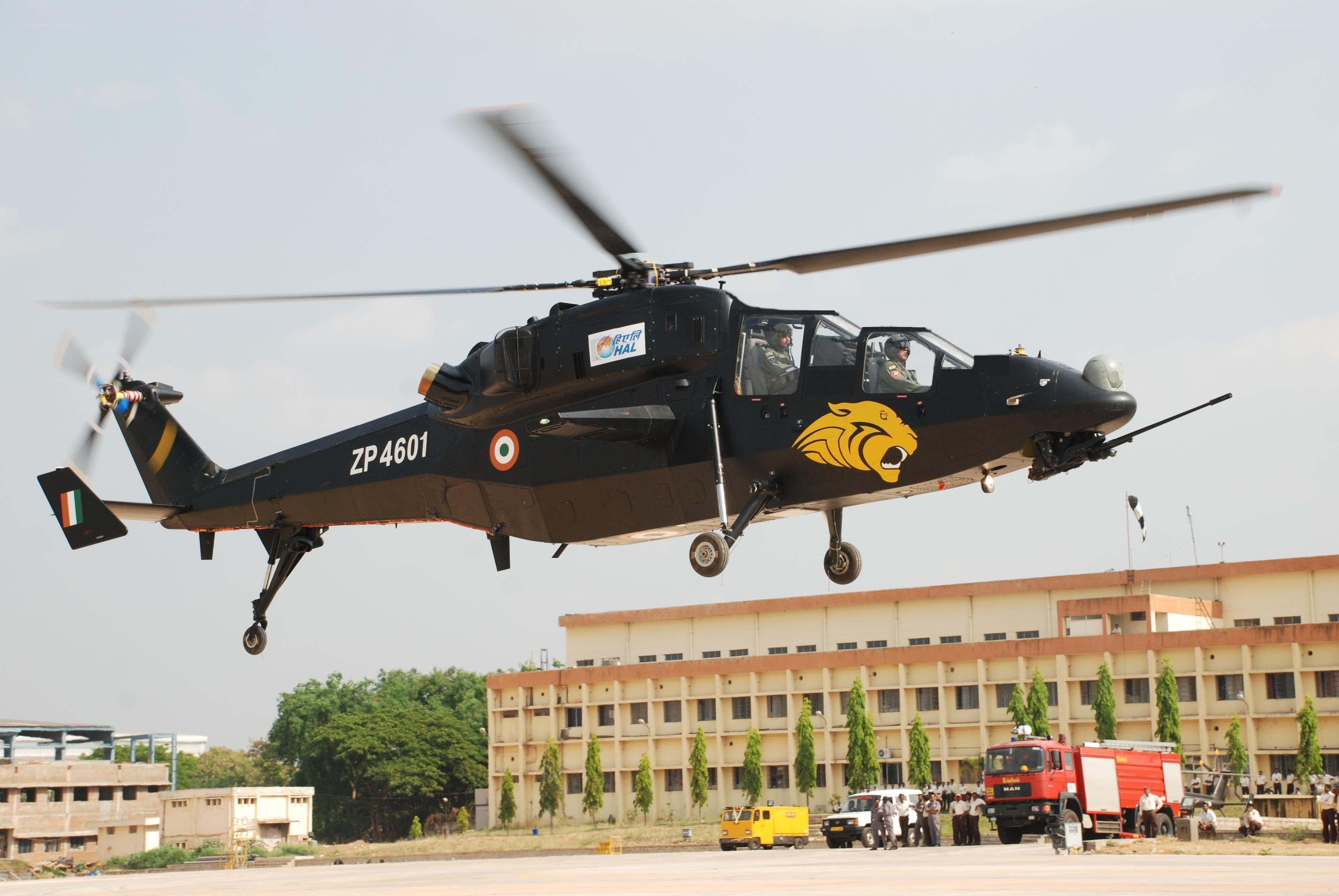 Indian Army helicopter in flight