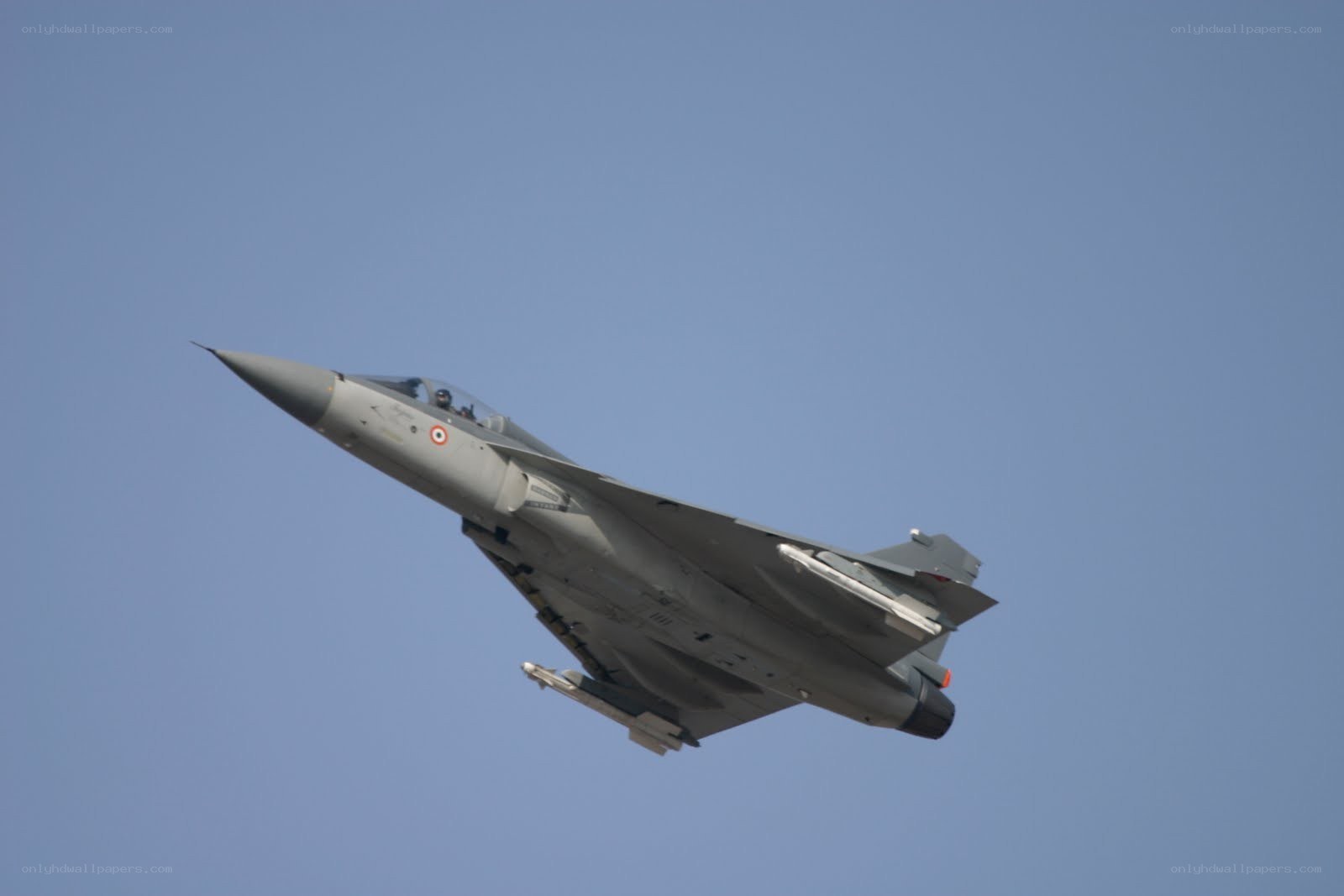 Indian fighter jet in flight