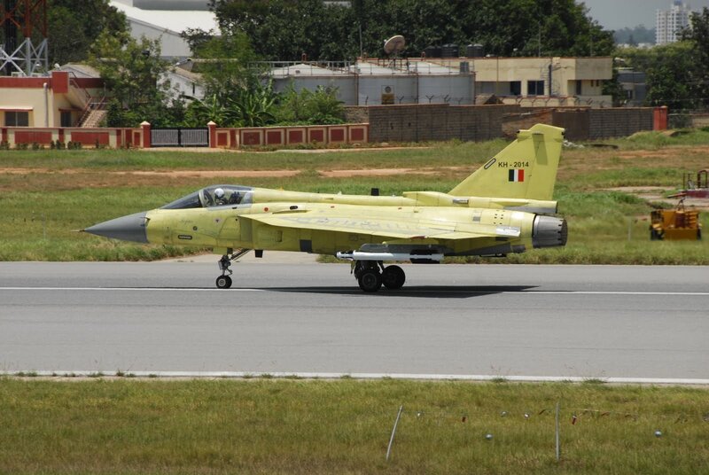 Indian fighter jet on runway