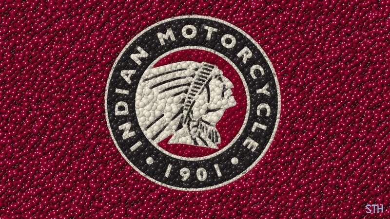 Indian Motorcycle Logo — Red, Bold