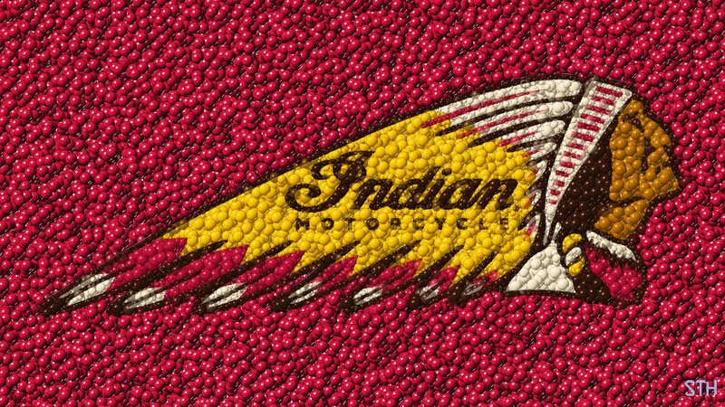 Indian Motorcycle Logo — Red