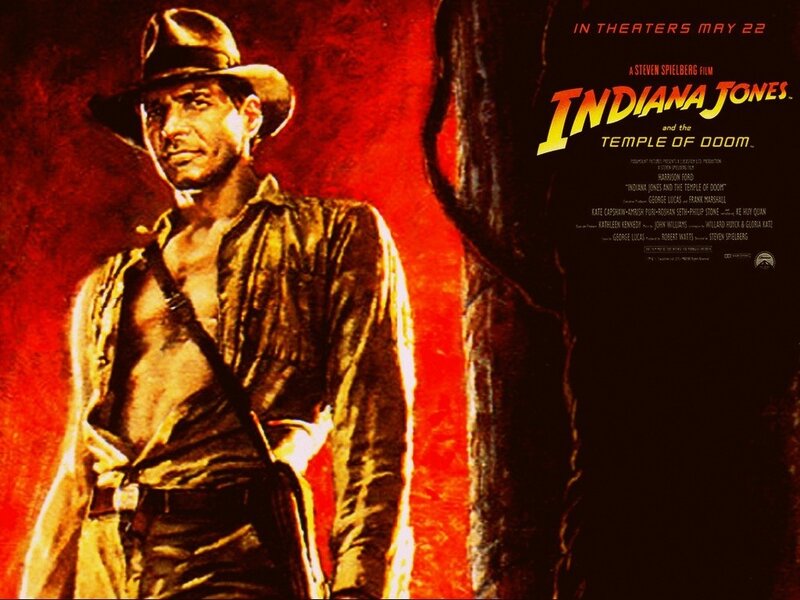 Indiana Jones Character — Red, Dramatic, Illustration, Hat