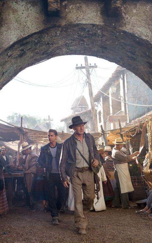 Indiana Jones in a market