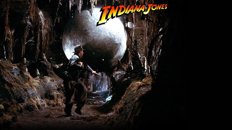 Indiana Jones in Cave — Black