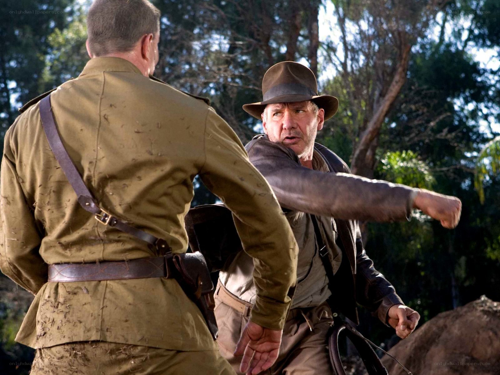 Indiana Jones in combat