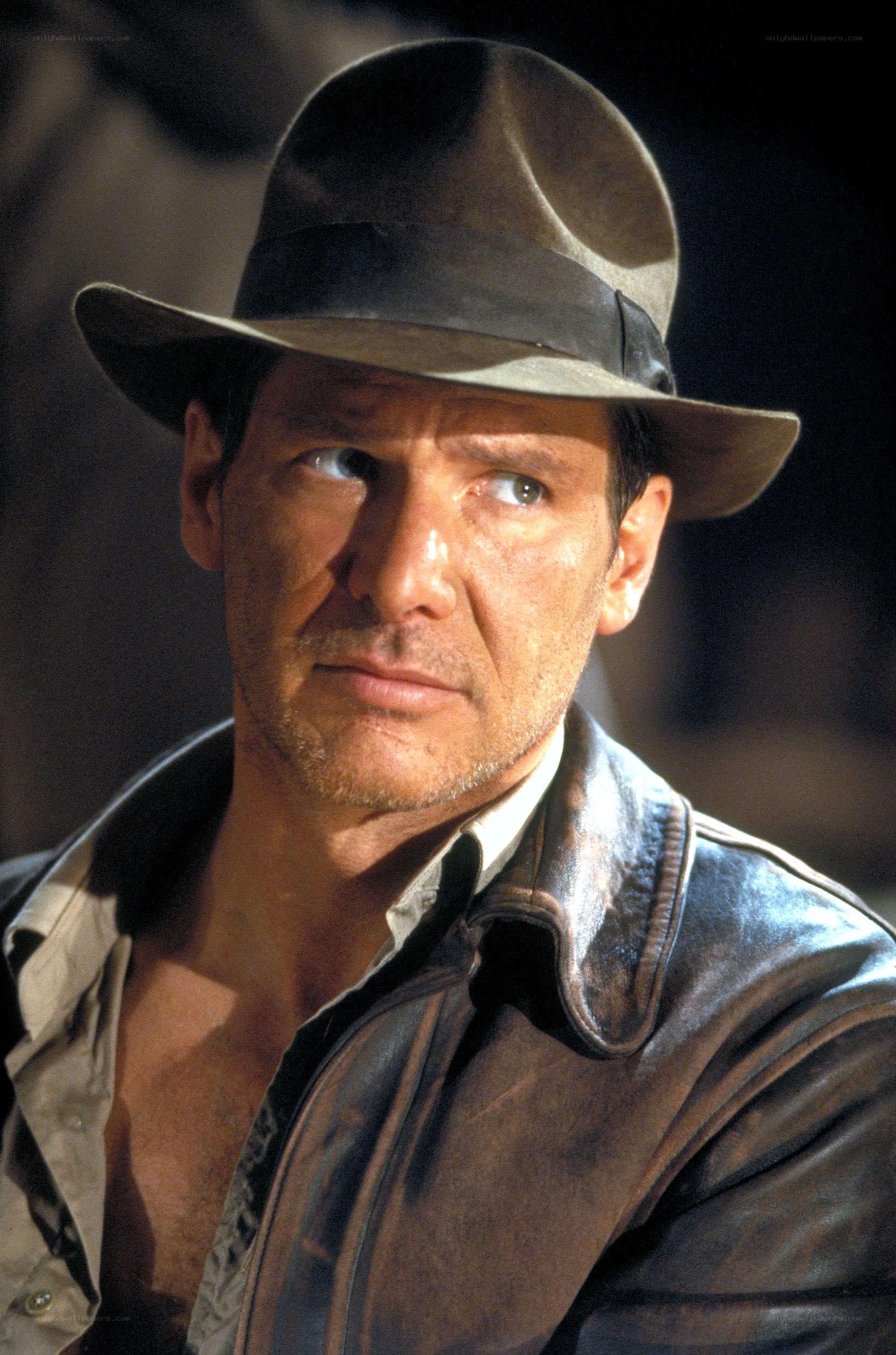Indiana Jones in leather jacket