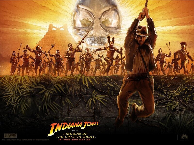 Indiana Jones Running — Yellow