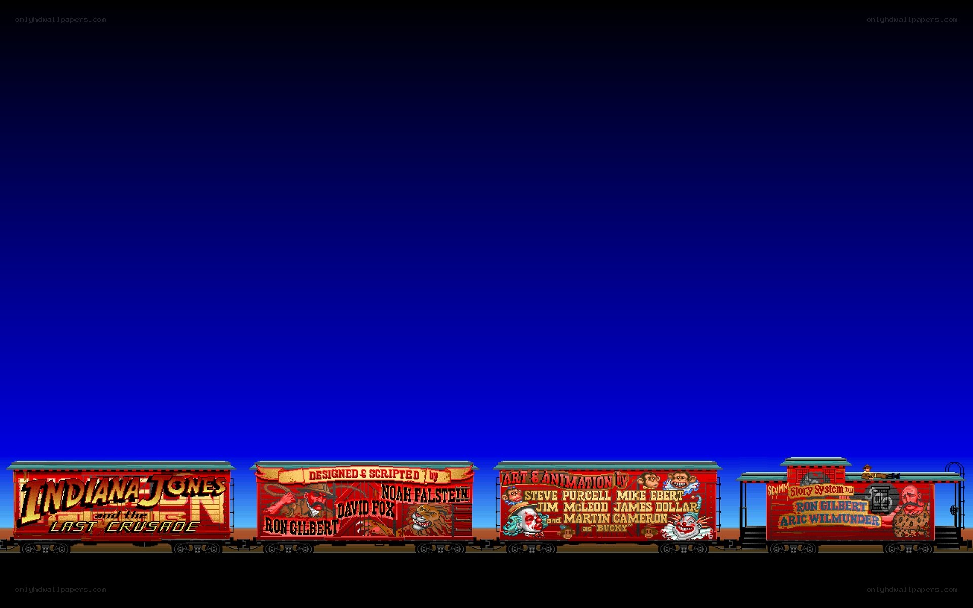Indiana Jones train cars