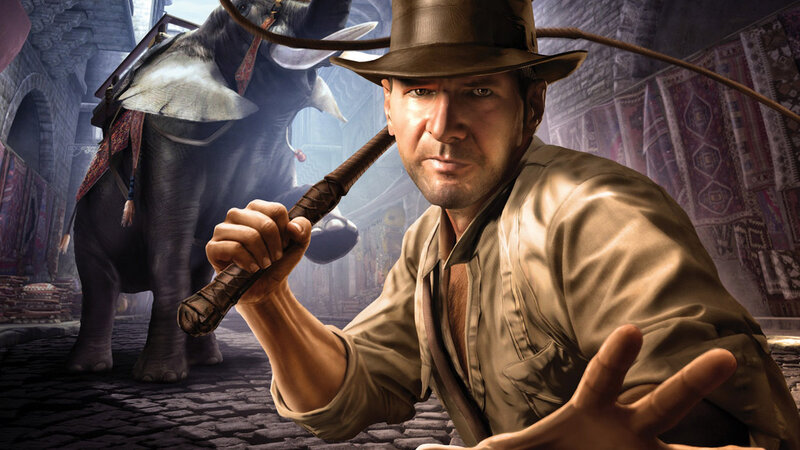 Indiana Jones with Whip — Brown, Dramatic