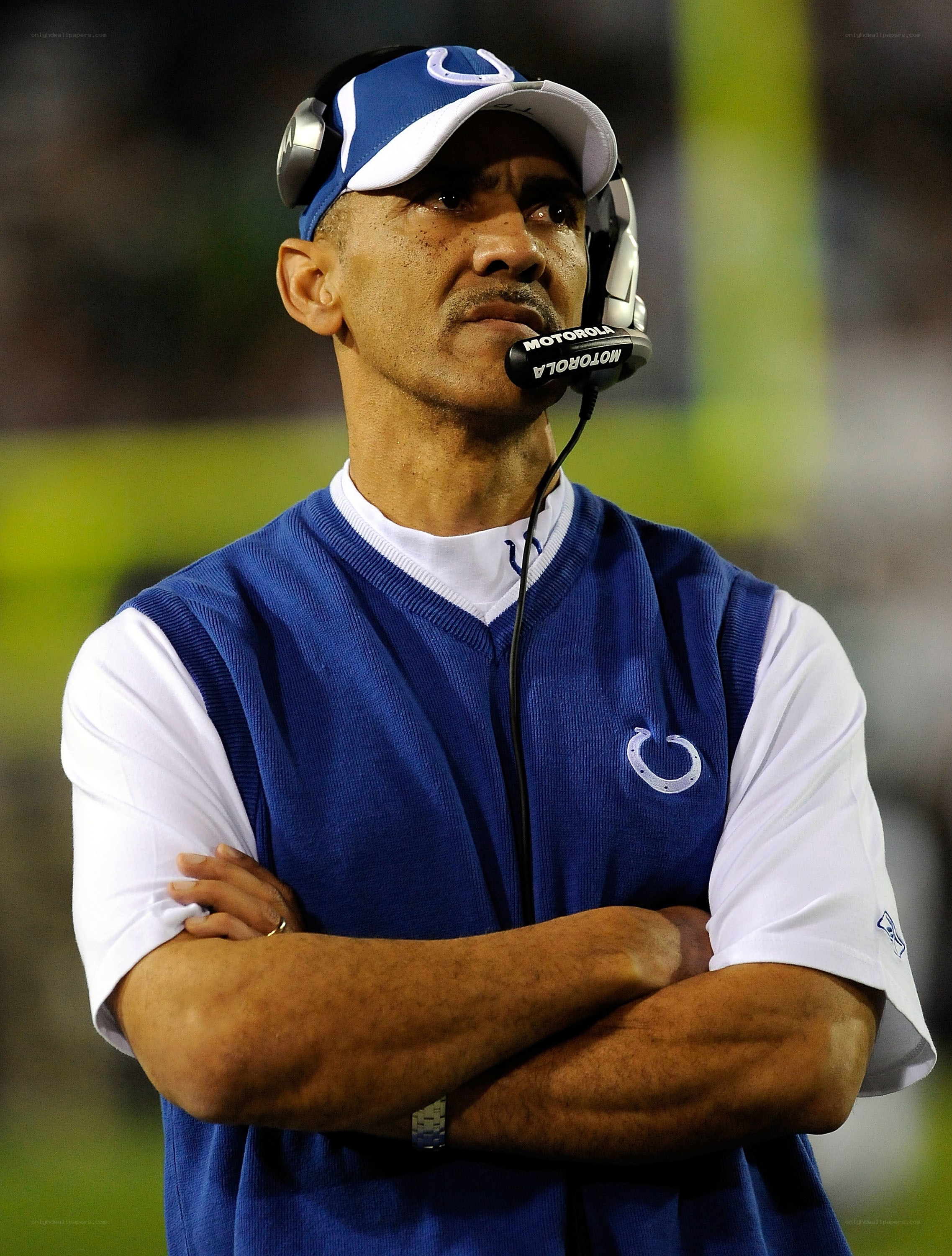 Indianapolis Colts coach on sideline