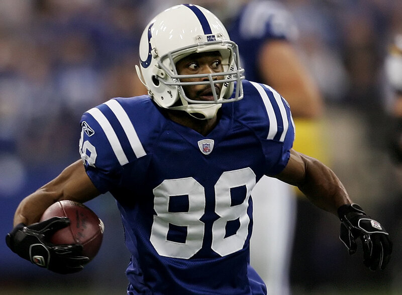 Indianapolis Colts player running with ball