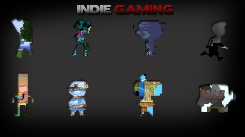 Indie gaming characters collage