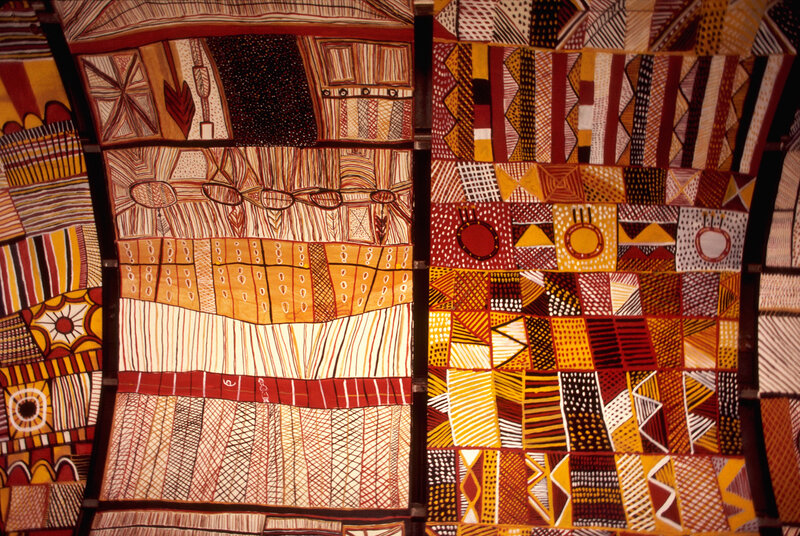 Indigenous Australian art panels