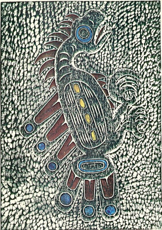 Indigenous bird carving art