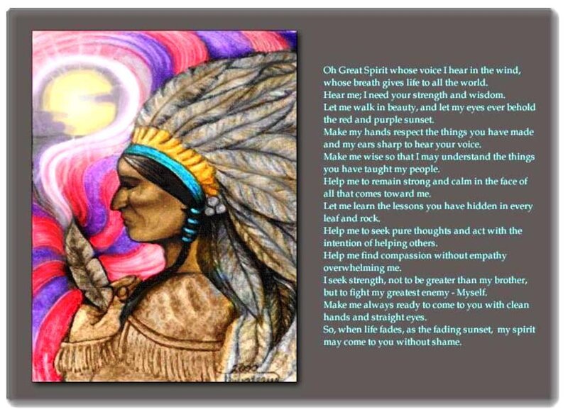 Indigenous Chief in Profile