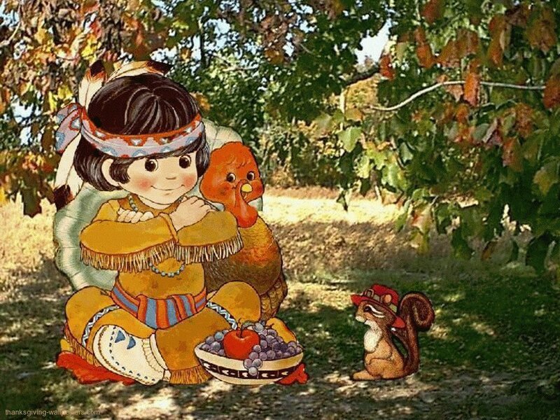 Indigenous Child with Turkey