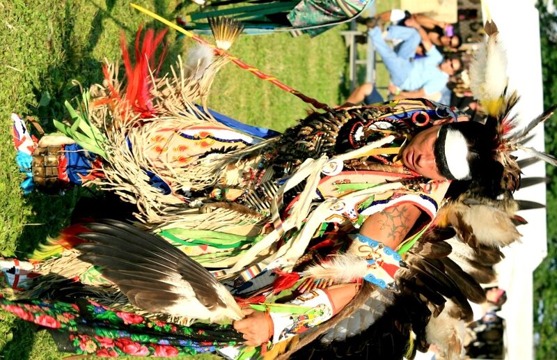 Indigenous Dancer in Regalia