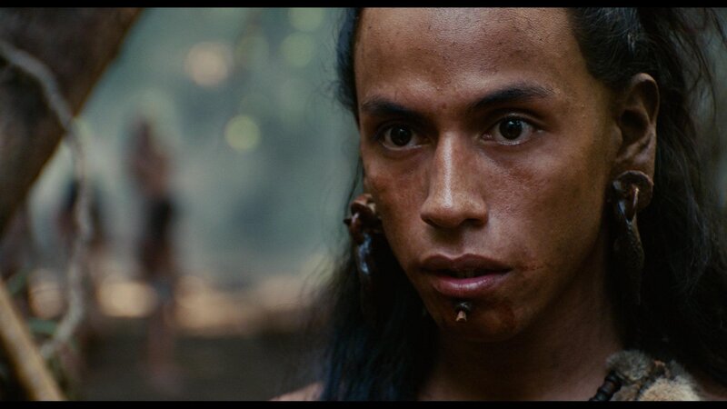 indigenous man in forest