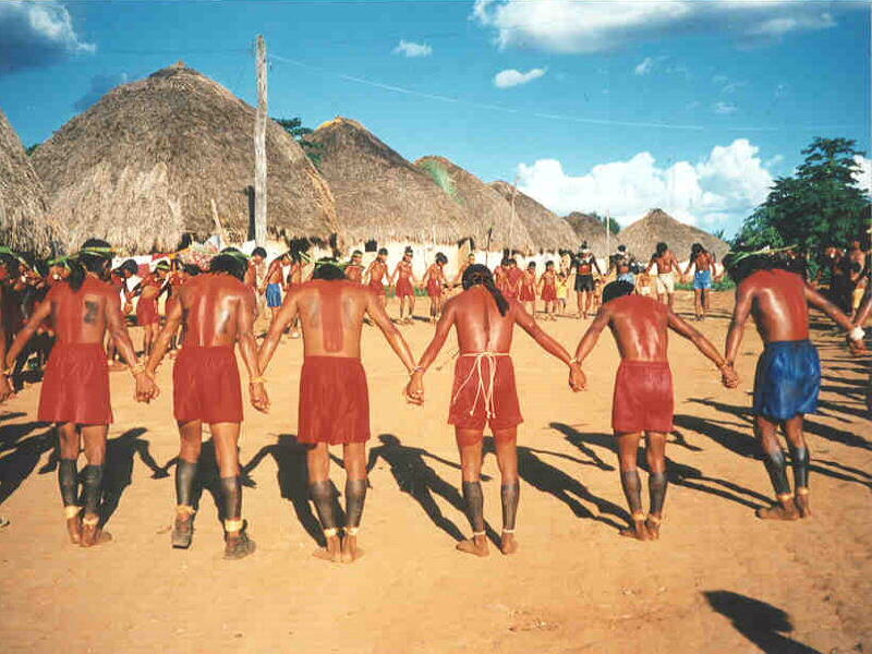 Indigenous Men Dancing
