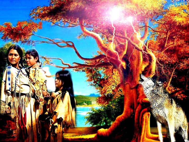 Indigenous People and Wolf
