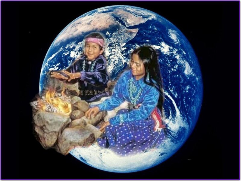 Indigenous People by Fire