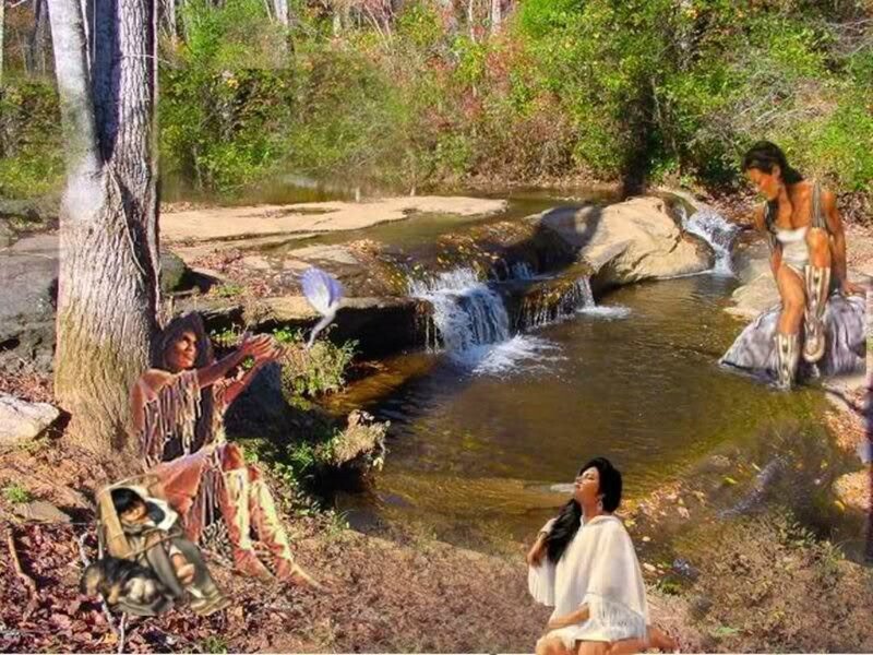 Indigenous People by Stream