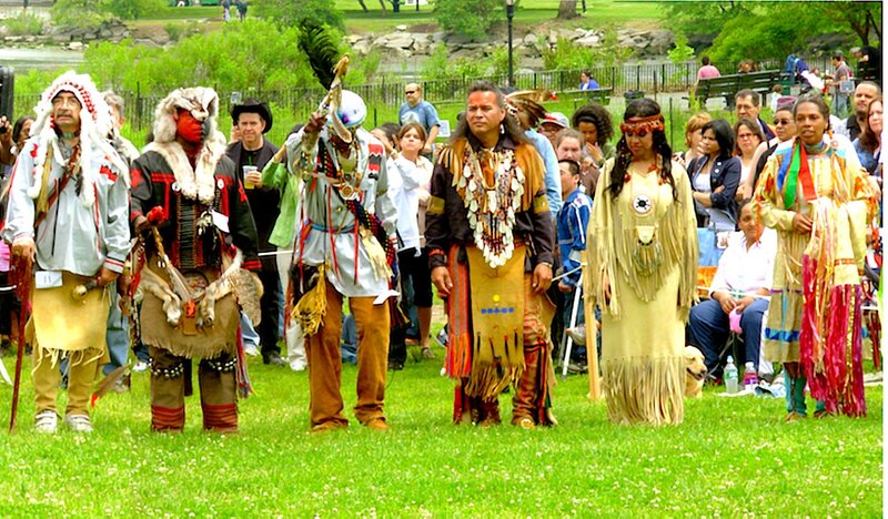 Indigenous People in Regalia